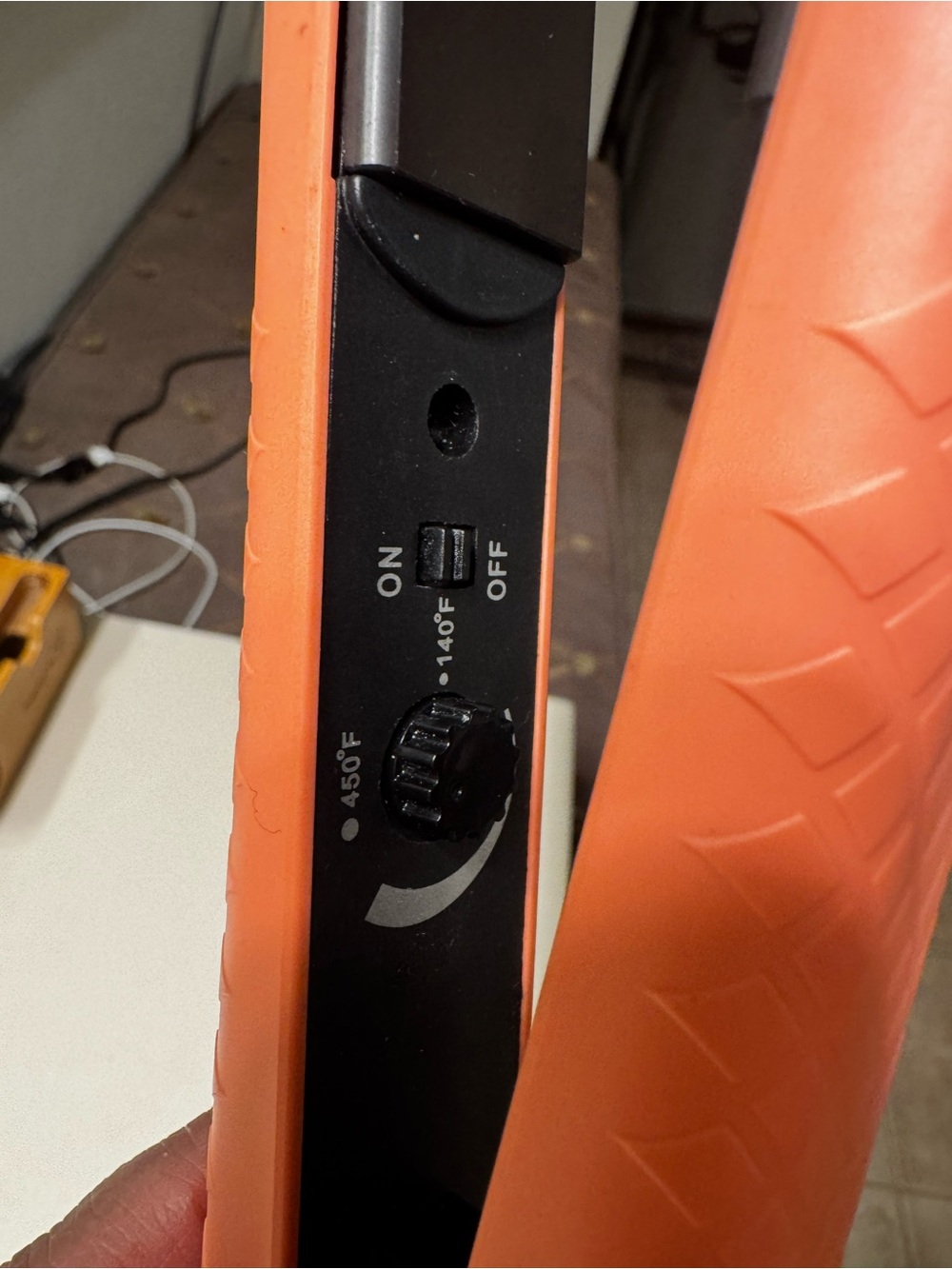 amika Orange Styling Tool Handle with Textured Grip - Picture 6 of 7